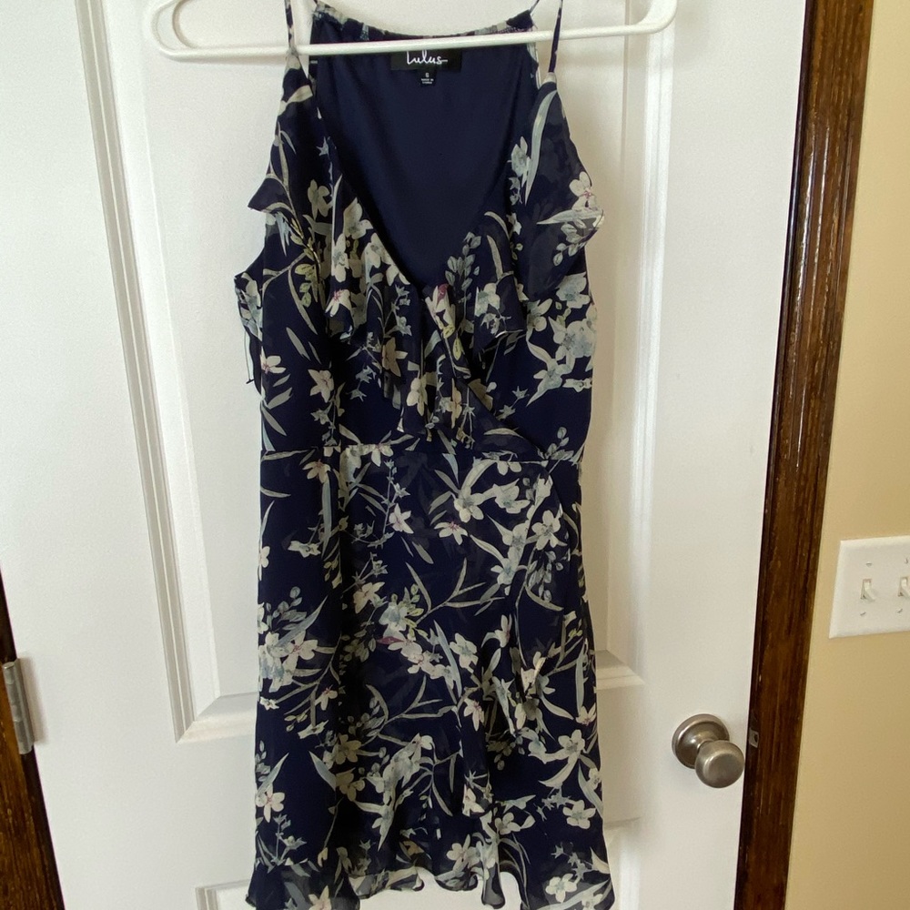 Lulus floral mini dress size S!